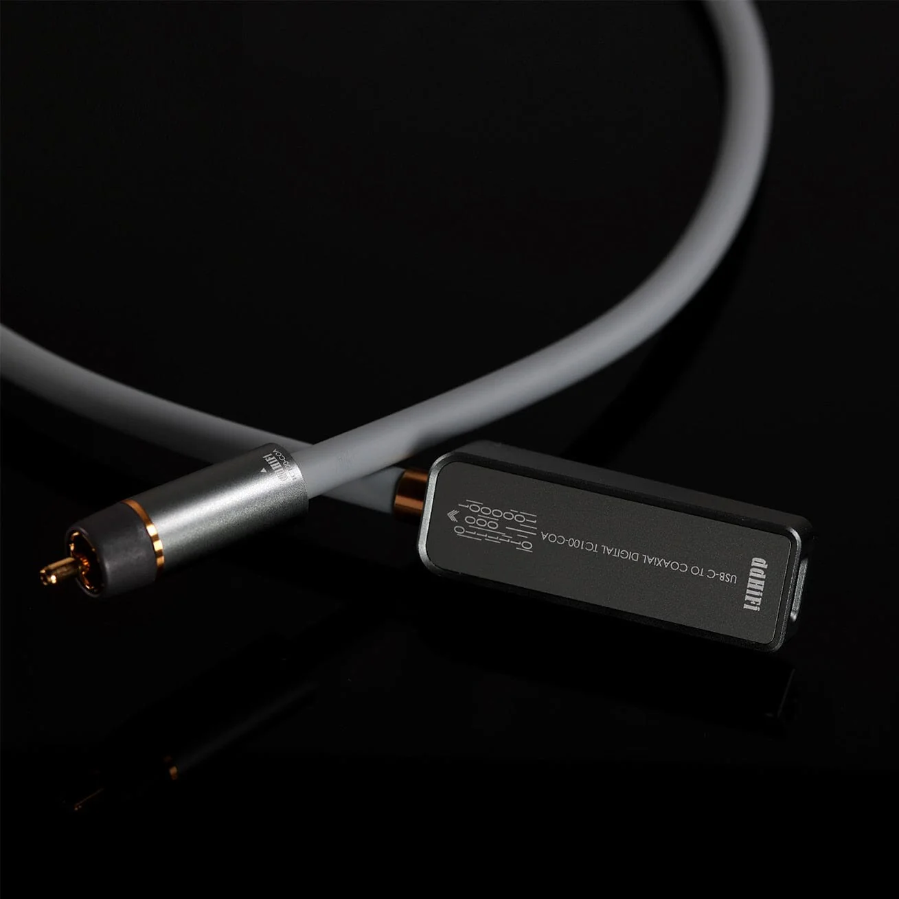DD ddHiFi TC100-COA USB-C Female to Digital RCA Coaxial Converter Audio Cable - Image 4