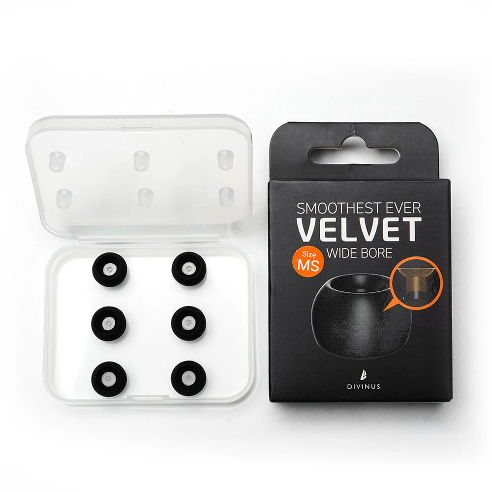 DIVINUS Velvet Wide Bore Silicone Eartips For 4-6mm Nozzle - Image 15