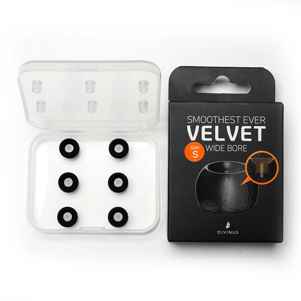 DIVINUS Velvet Wide Bore Silicone Eartips For 4-6mm Nozzle - Image 16
