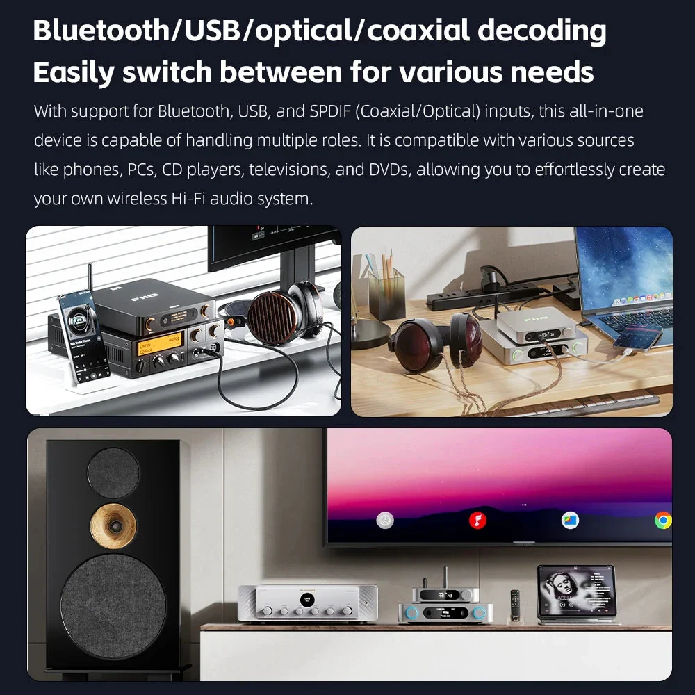 FiiO BR15 R2R High-Resolution Bluetooth 6.0 Audio Receiver - Image 6