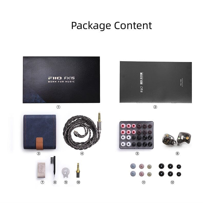 FiiO FX15 4 Electrostatic + 1DD + 1BA Hybrid In-Ear Monitors - Image 2