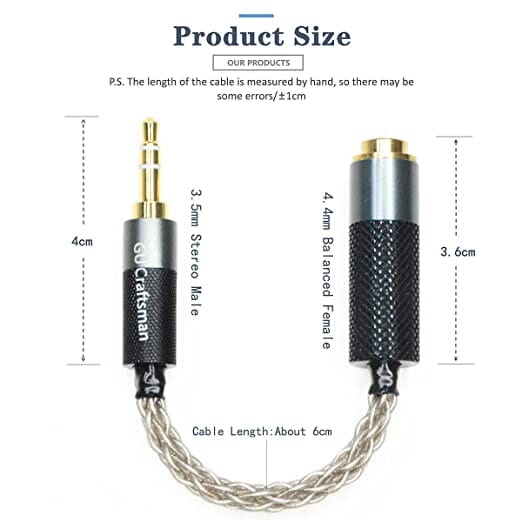 GUCraftsman 2.5mm <-> 4.4mm & 3.5mm To 2.5mm/4.4mm Adapter - Image 6