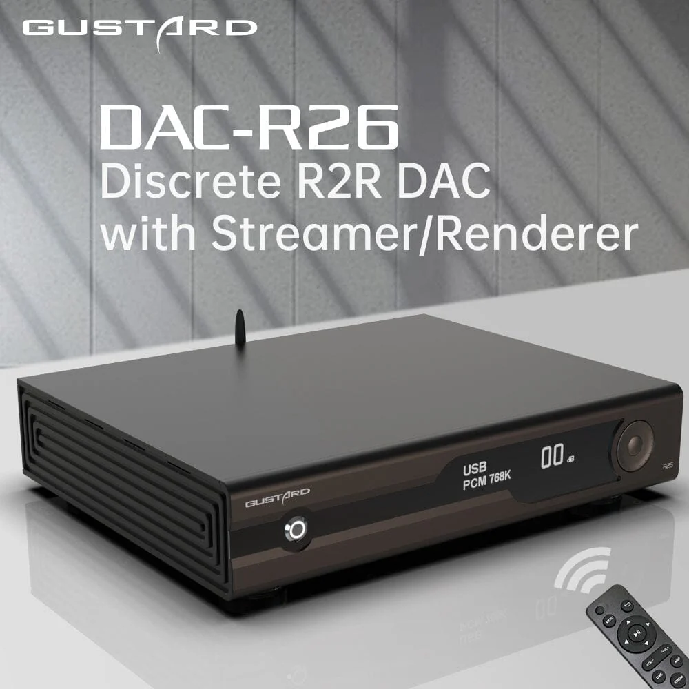 GUSTARD DAC-R26 Discrete R2R DAC With Streamer Renderer - Image 4