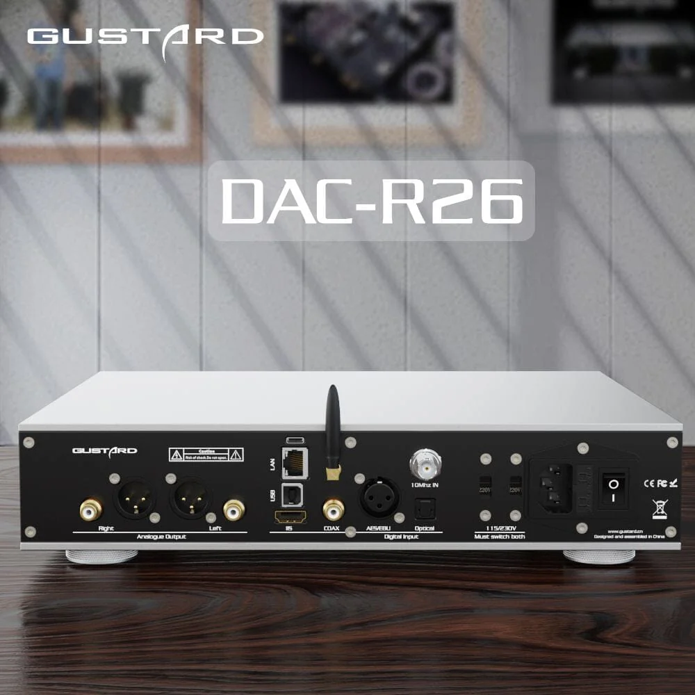 GUSTARD DAC-R26 Discrete R2R DAC With Streamer Renderer - Image 5