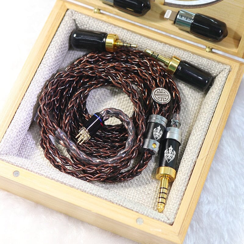 HAKUGEI Burning Modular Plug 5 To 1 Upgrade Earphone 0.78 2Pin / MMCX -  2.5 / 3.5 /4.4 / Type-C / Lightning - Image 5
