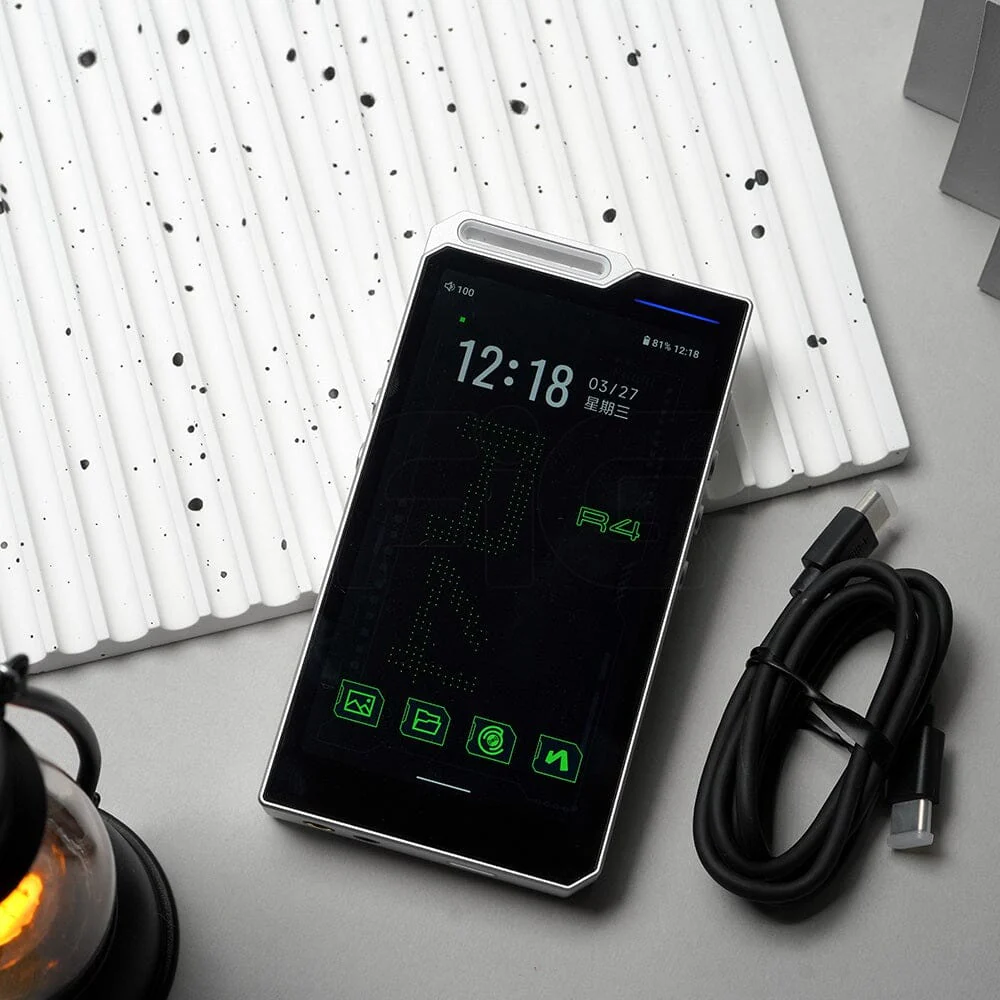 HiBy R4 Class A 4-Way ES9018C2M DSD256 Portable Music Player - Image 4
