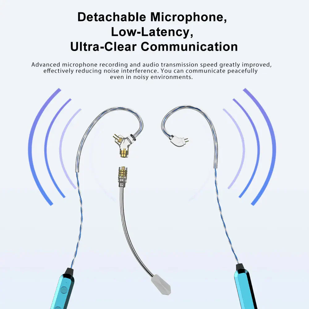 Kinera Celest SkySoar Bluetooth 5.3 Skin-Friendly Neckband Earphone Cable with Detachable Mic - Image 5