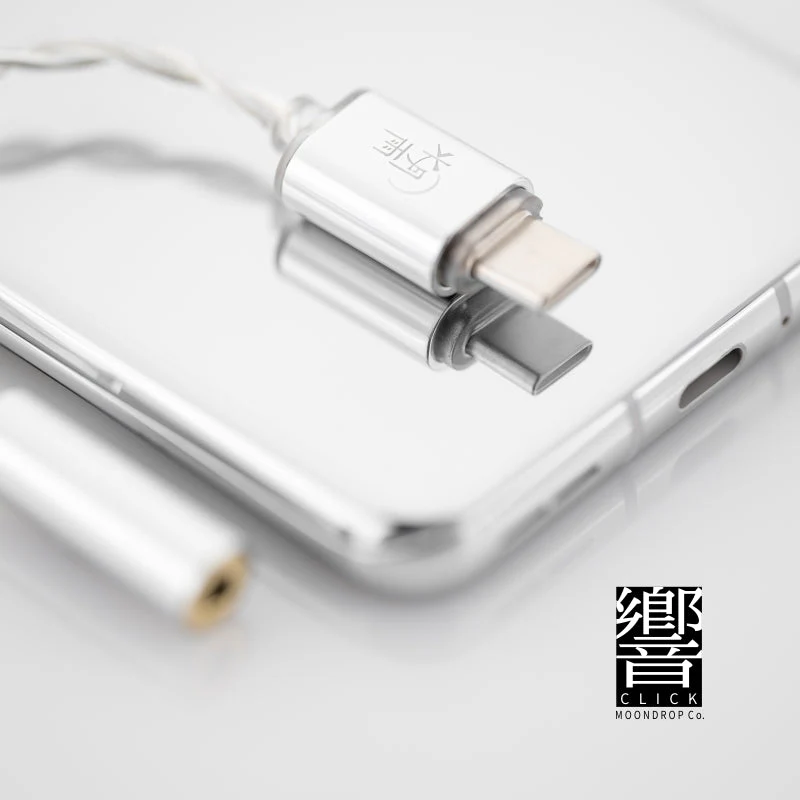Moondrop Click Entry-level Type-C To 3.5mm Mini USB Lightweight DAC/AMP - Image 3