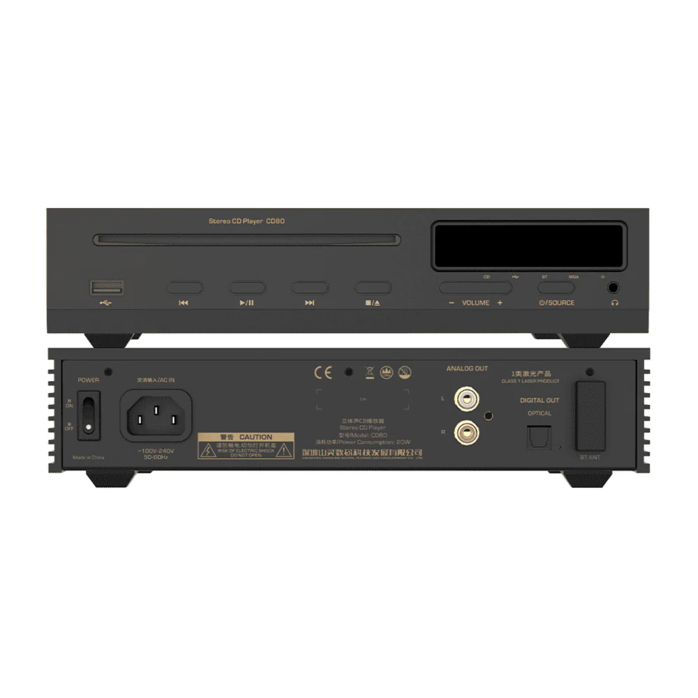 SHANLING CD80 High-performance ES9219MQ DAC Chip Bluetooth Hi-Fi CD Player - Image 2
