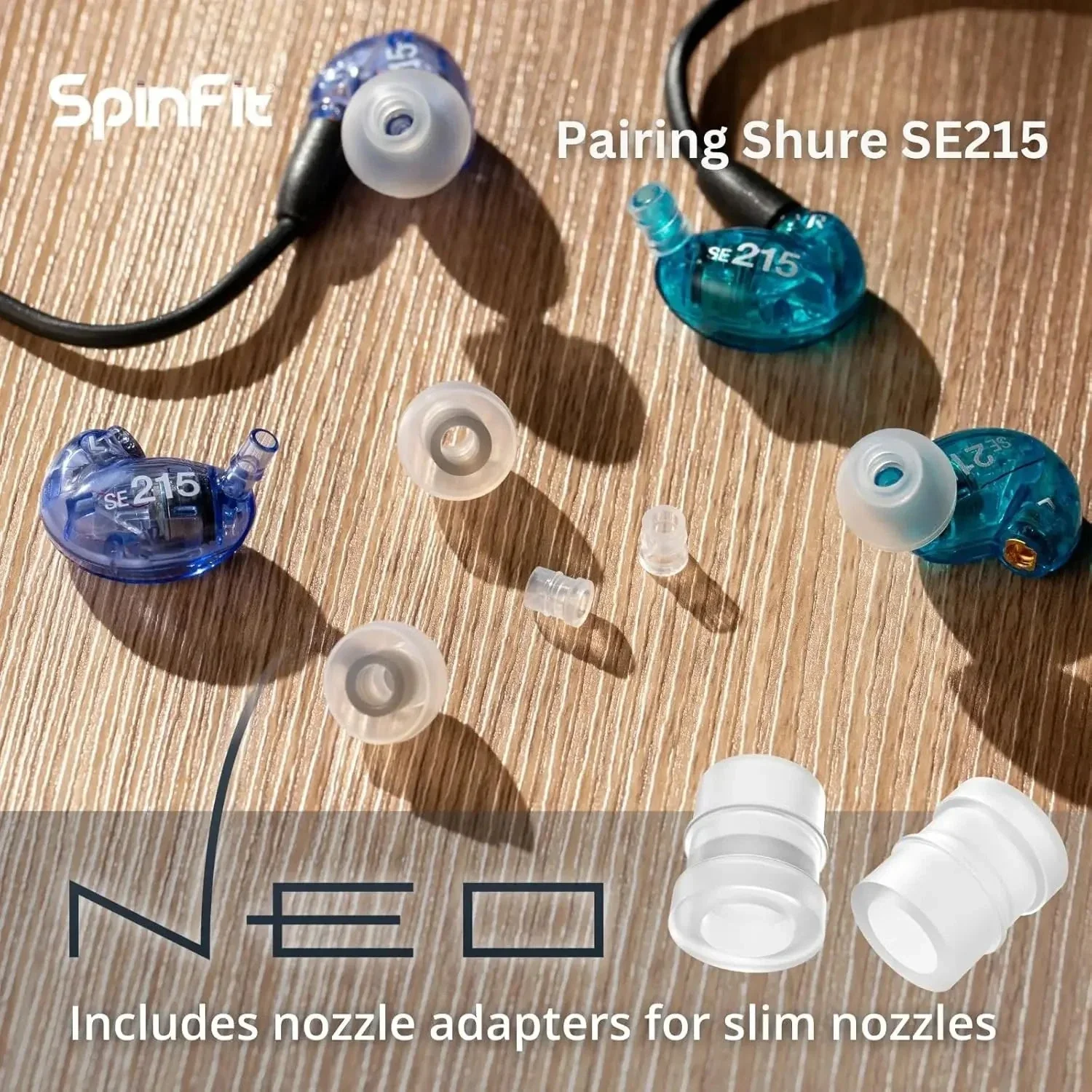 SpinFit NEO Silicone Patented Eartips for 4.5mm-5.5mm Nozzle - Image 6