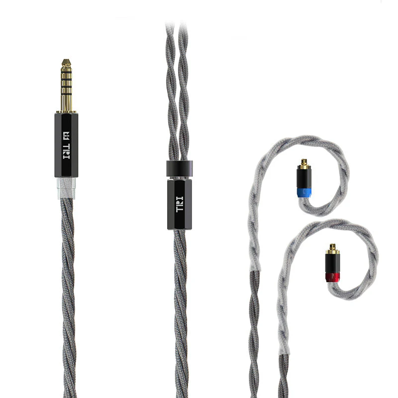 TRI Wolfram 4 Core OFC Shielding Pure Silver Upgrade Earphone Cable For TRI I3 Pro - Image 13