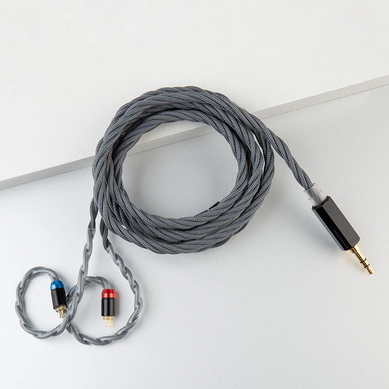 TRI Wolfram 4 Core OFC Shielding Pure Silver Upgrade Earphone Cable For TRI I3 Pro - Image 5