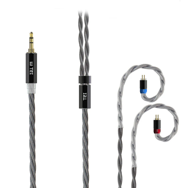 TRI Wolfram 4 Core OFC Shielding Pure Silver Upgrade Earphone Cable For TRI I3 Pro - Image 7