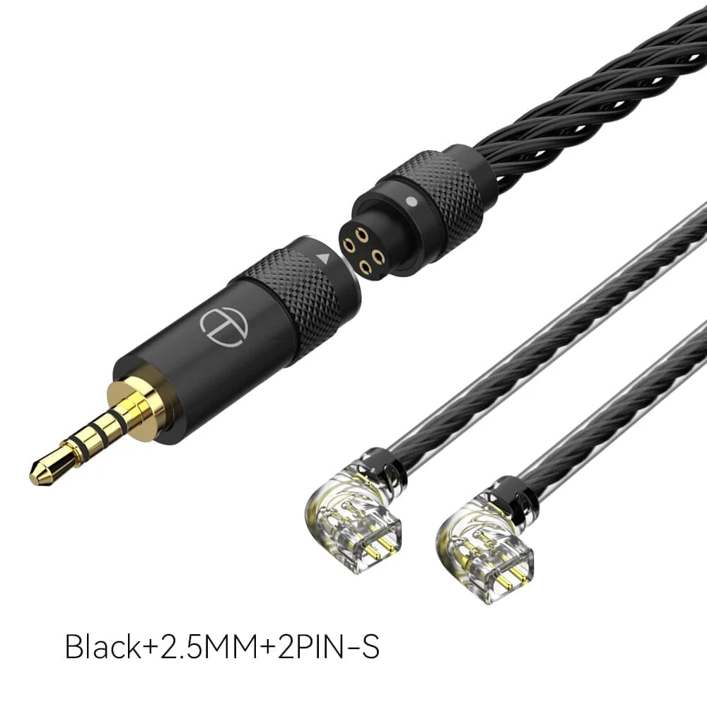 TRN T2 Pro 16 Core Earphones Silver Plated Earphone Cable 0.75 0.78 MMCX / 2Pin-S - 2.5 3.5 4.4 - Image 10