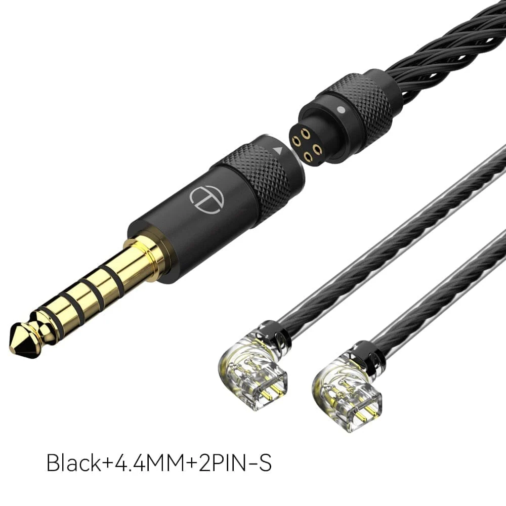 TRN T2 Pro 16 Core Earphones Silver Plated Earphone Cable 0.75 0.78 MMCX / 2Pin-S - 2.5 3.5 4.4 - Image 18