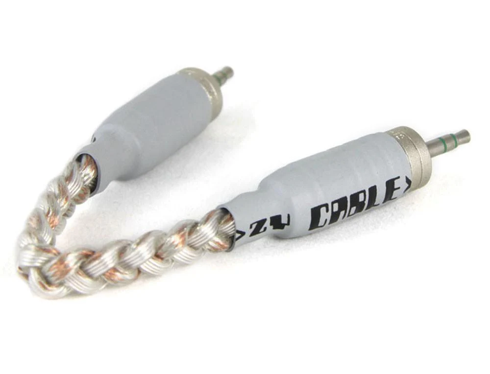 ZY HiFi Cable 3.5mm Male to Male Stereo Audio Cable Noah's Ark + Plug Canare F12 ZY-009 Silver - Image 3