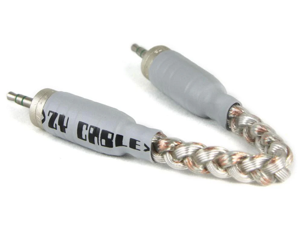 ZY HiFi Cable 3.5mm Male to Male Stereo Audio Cable Noah's Ark + Plug Canare F12 ZY-009 Silver - Image 4
